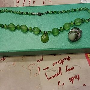 Necklace  and ring set